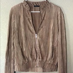 Champagne sequin blouse